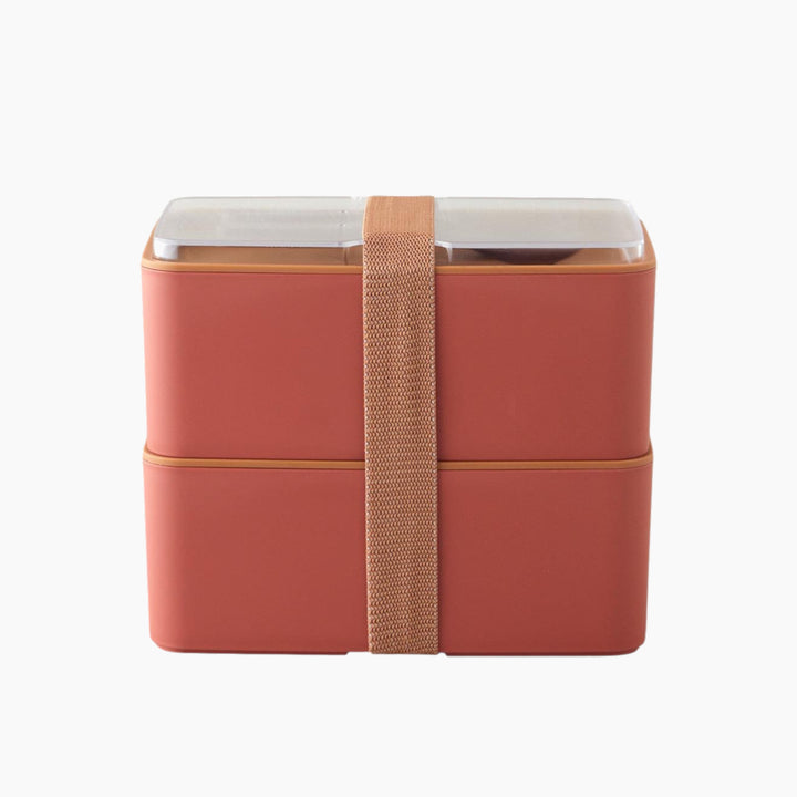 EH Living Mezaluna Time Plastic 2-Tier Lunch Box 1 L- 1 L