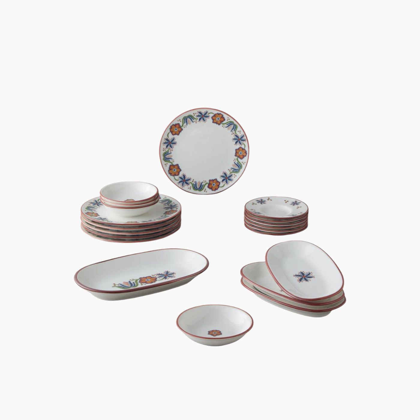 EH Living Arno Porcelain Dinnerware Set EH Living Arno Porcelain Dinnerware Set