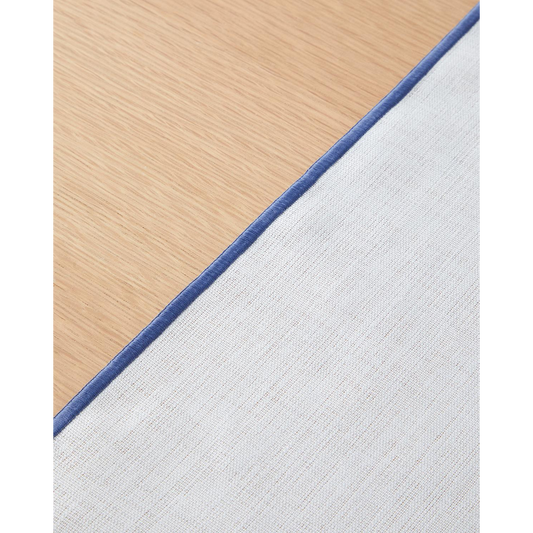 EH Living Arcane بوليستر عداء 40x140 سم أبيض - أزرق داكن