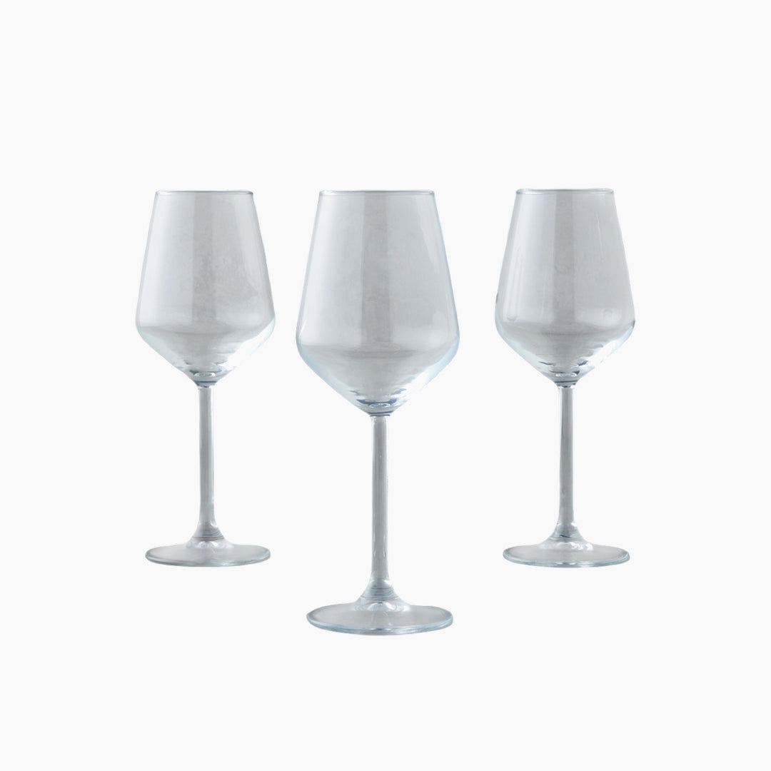 EH Paradise Glass 3 Pcs Chalice 350 Ml Transparent