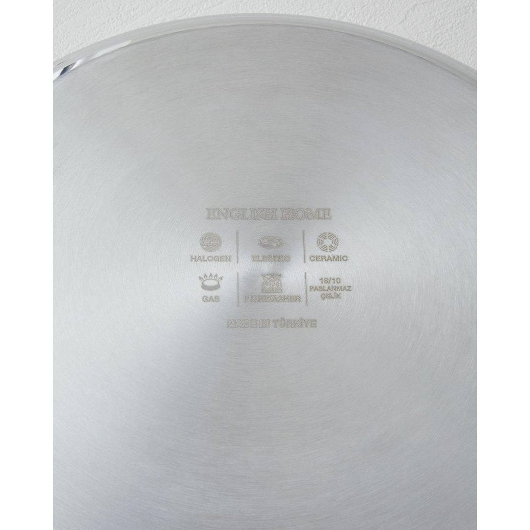 EH Glow Steel Griddle 26X5 Cm Silver