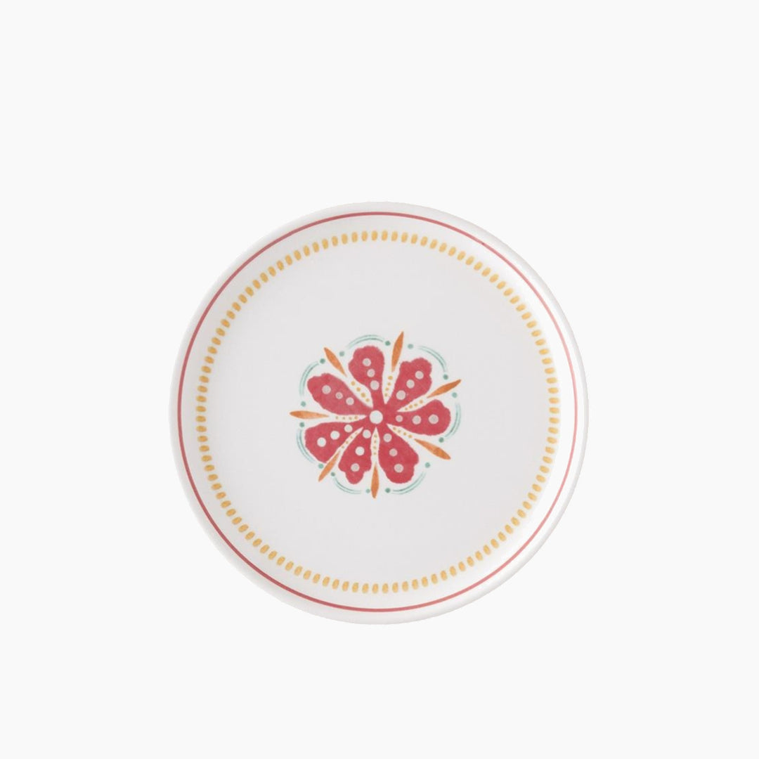 EH Living Lily Ceramic Dinnerware Set with lily motif