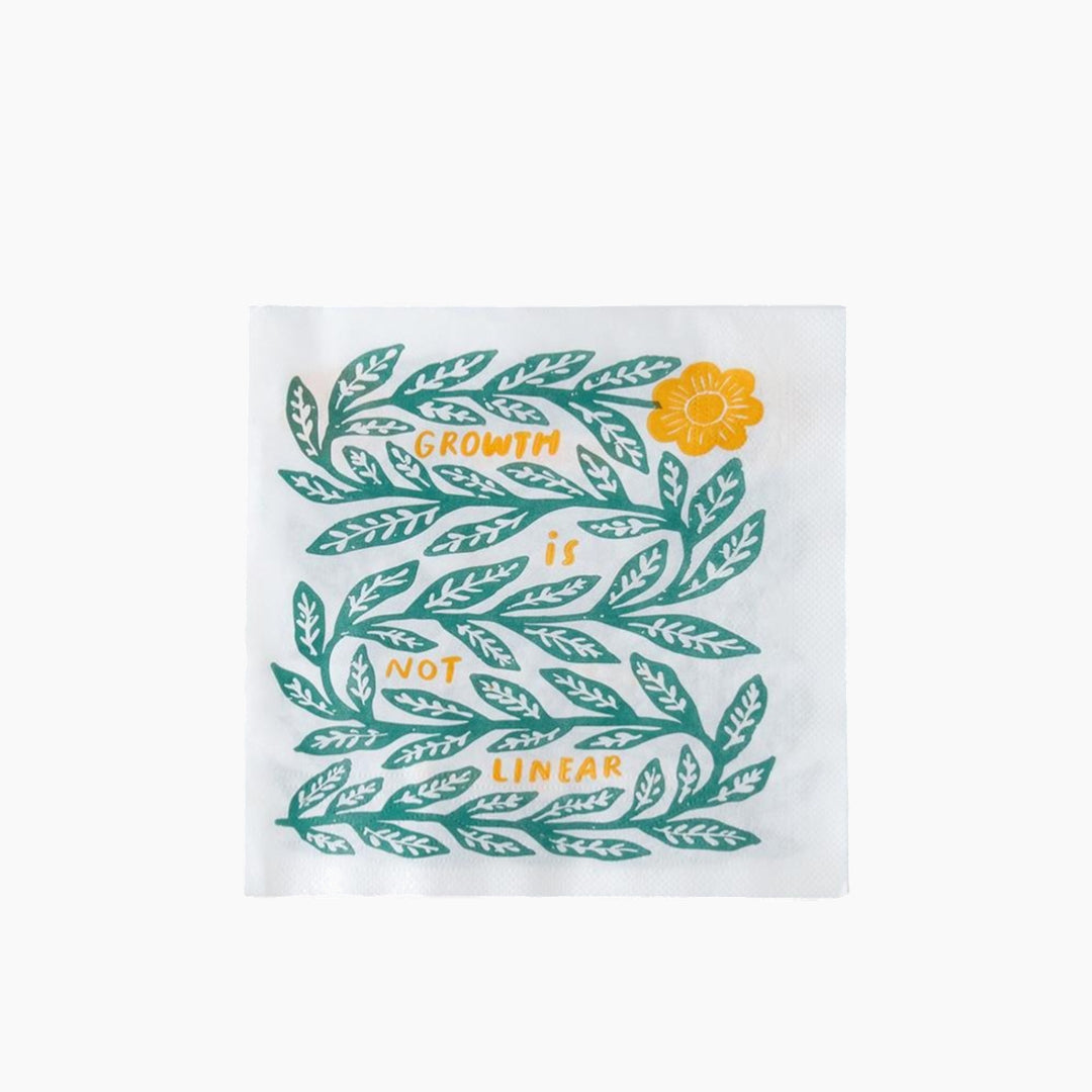 EH Living Growleaf Paper 20 pcs Napkin 33x33 cm Green