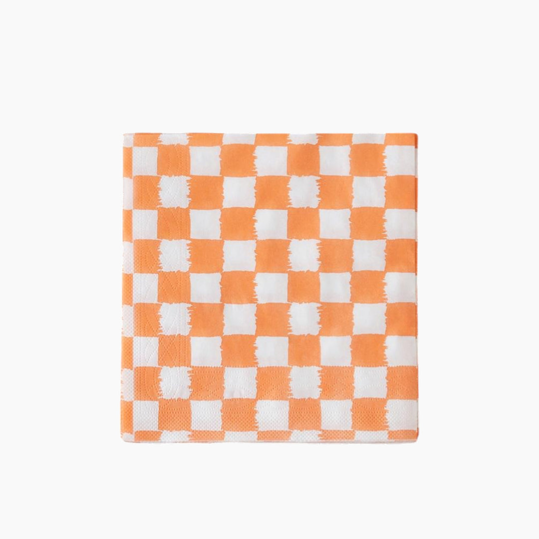 EH Living Squarify Orange 33x33 cm paper napkins, yellow style