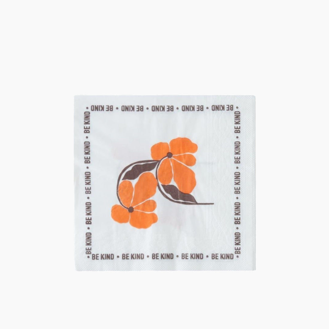 EH Living Be Kind Paper 20 pcs Napkin 33x33 cm Orange