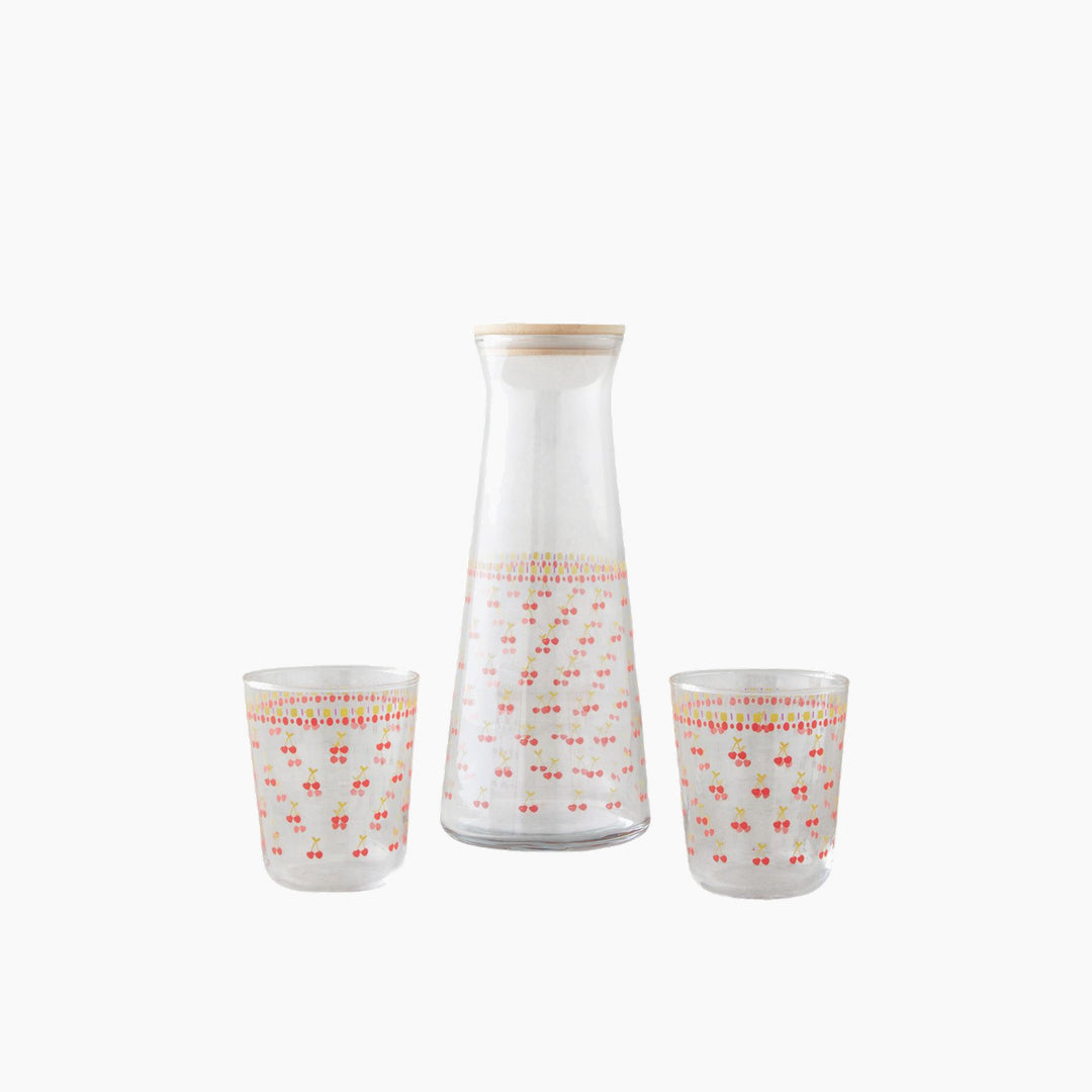 EH Living Cherrypop Glass 3 Pieces Water Set 1150 ml + 315 ml Red