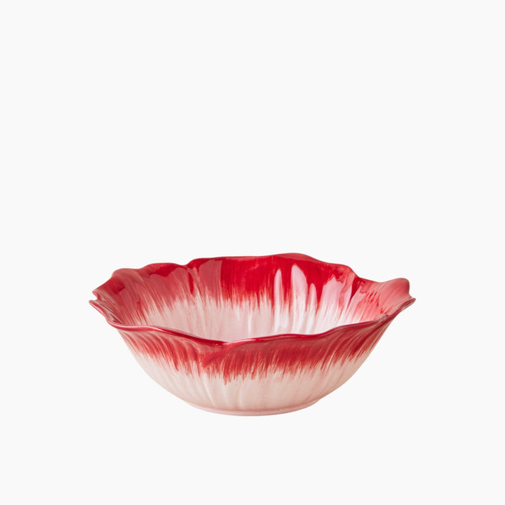 EH Flowerella Dolomite Bowl 22 Cm Red - Pink