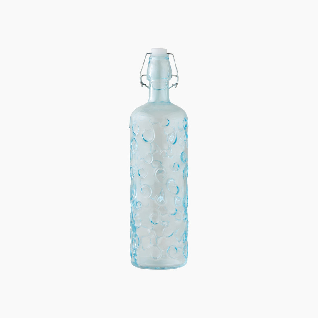 EH Corin Glass Bottle 1000 Ml Turquoise