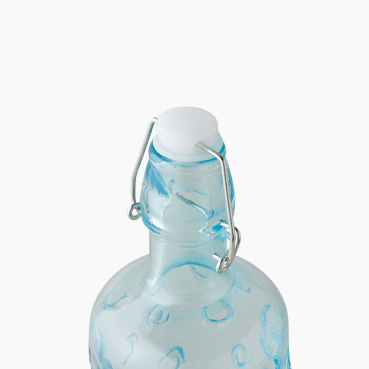 EH Corin Glass Bottle 1000 Ml Turquoise