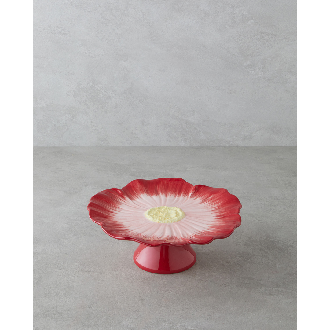 EH Flowerella Dolomite Cake Stand 26 Cm
