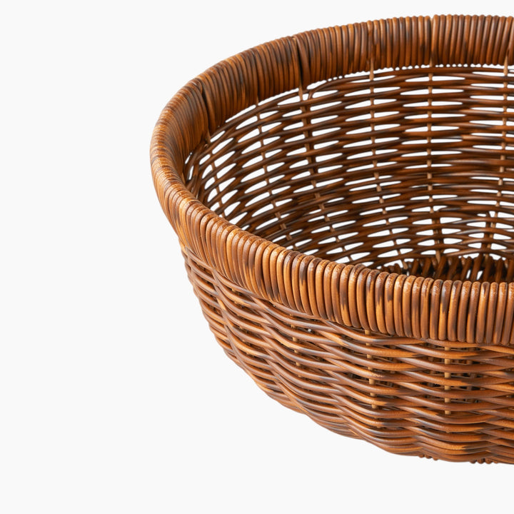 EH Roselle Plastic Rattan Serving Ware 23X9,5 Cm Brown