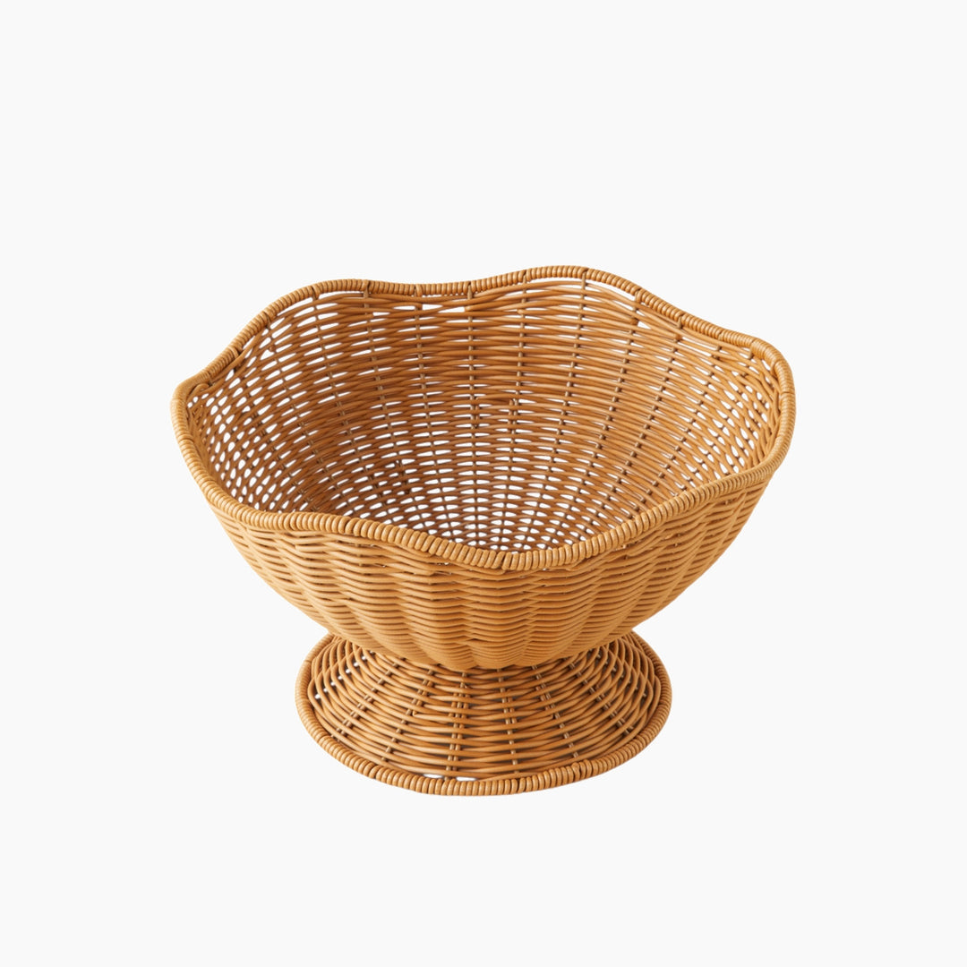 EH Veroana Plastic Rattan Serving Ware Brown