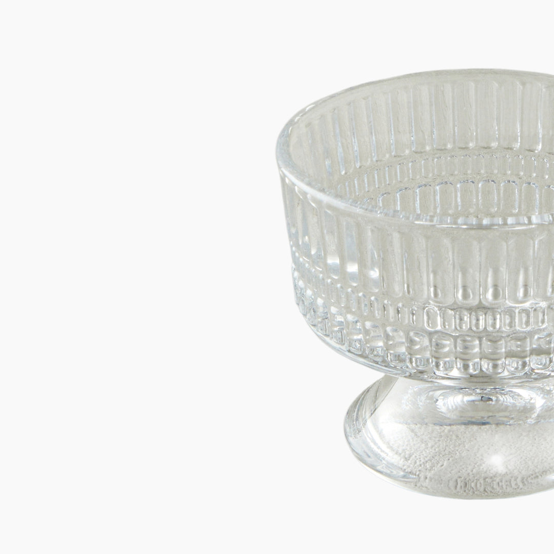 EH Lucent Glass 3 Pcs Serving Ware 145 Ml Transparent