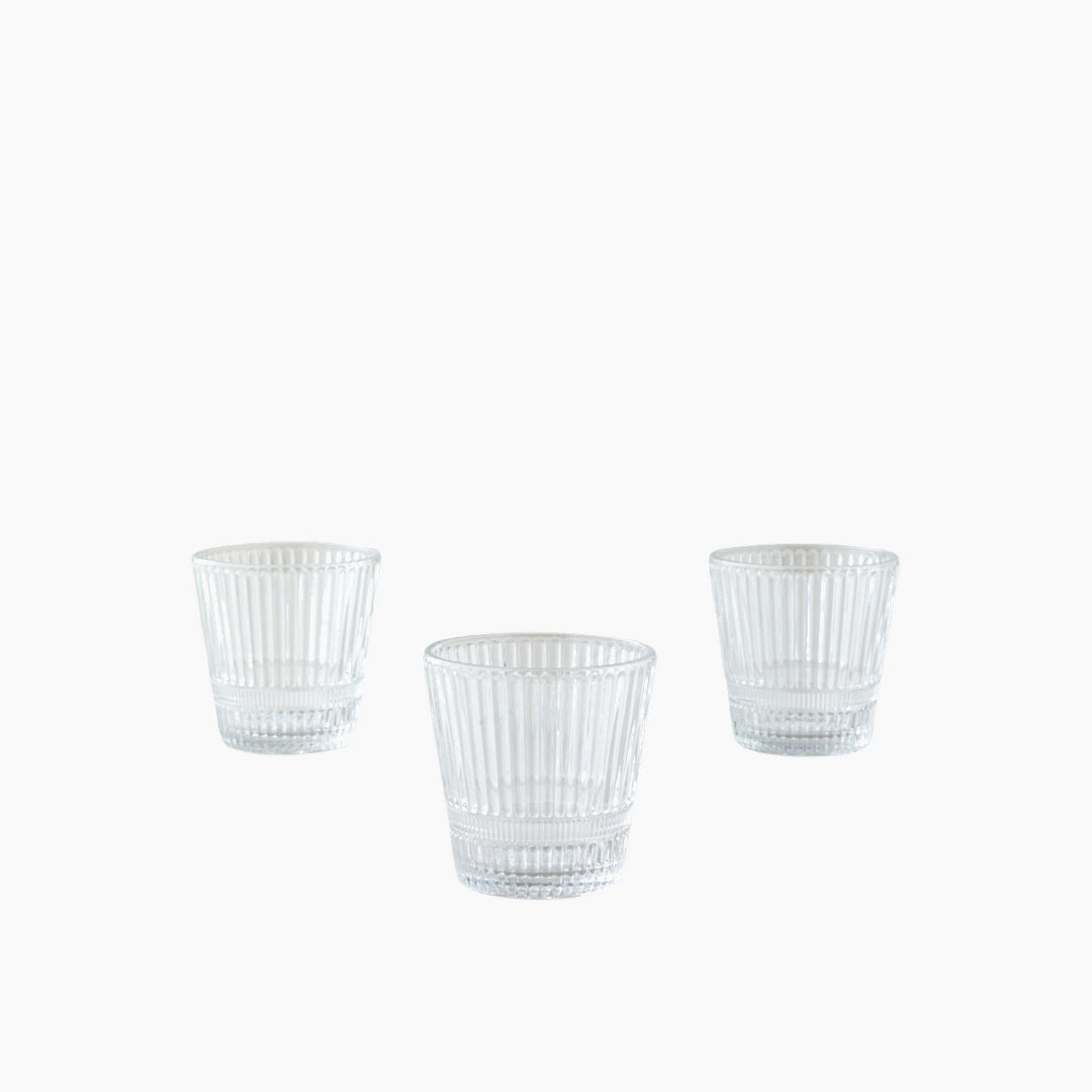 EH Lucent Glass 3 Pcs Glass 235 Ml Transparent