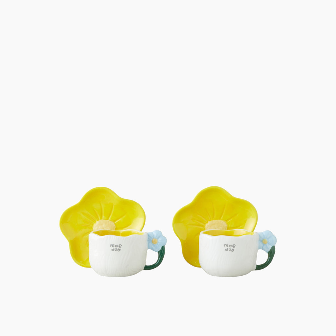 EH Daylora Dolomite 4 Pieces 2 Servings Coffee Cup Set 100 M