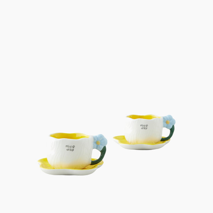 EH Daylora Dolomite 4 Pieces 2 Servings Coffee Cup Set 100 M