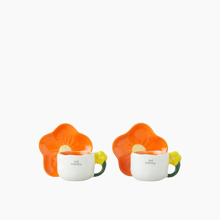 EH Daylora Dolomite 4 Pieces 2 Servings Coffee Cup Set 100 M