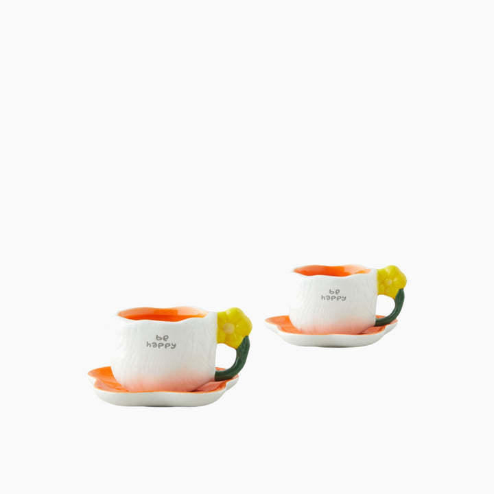 EH Daylora Dolomite 4 Pieces 2 Servings Coffee Cup Set 100 M