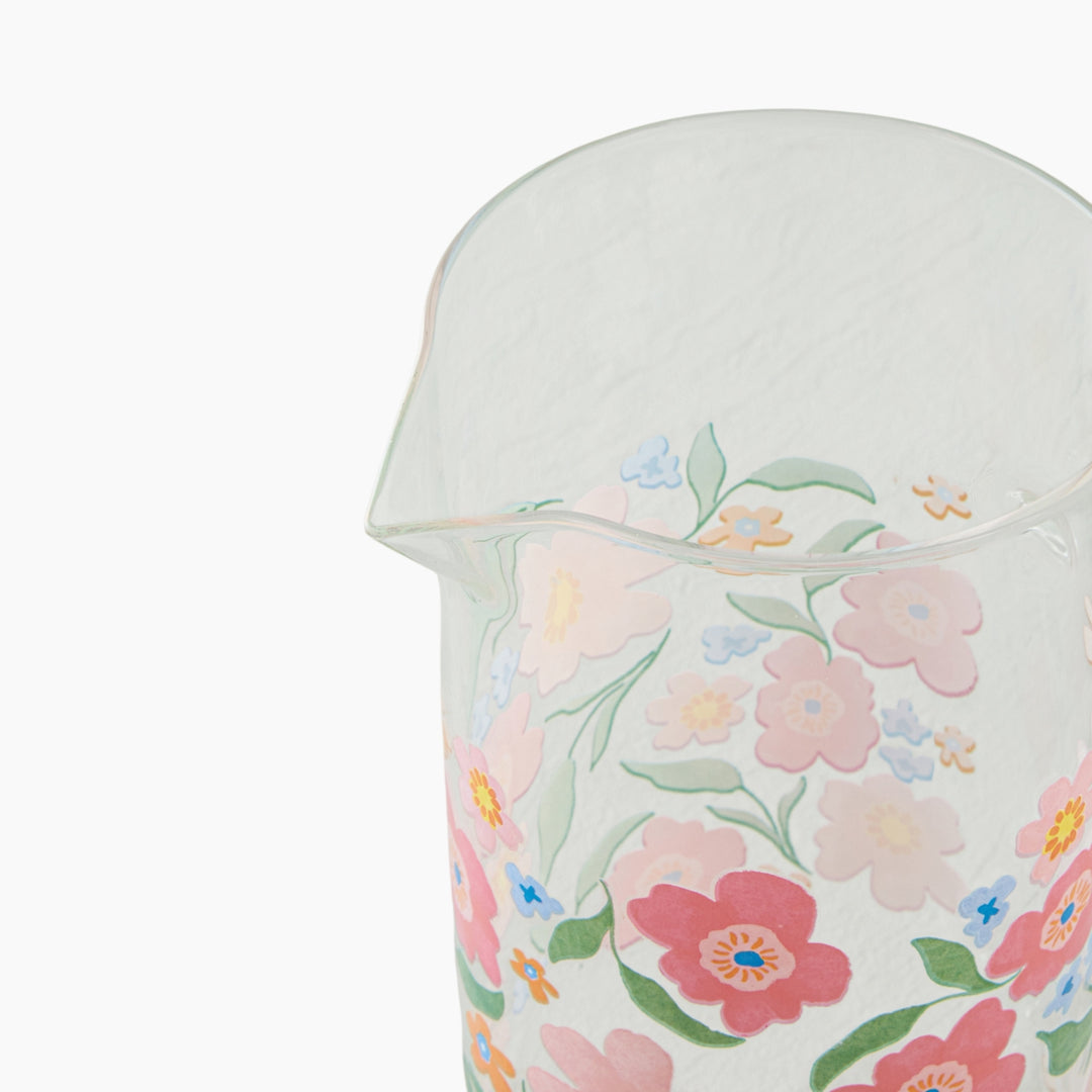 EH Joyfull Bloom Glass Jug 1500 Ml Colored