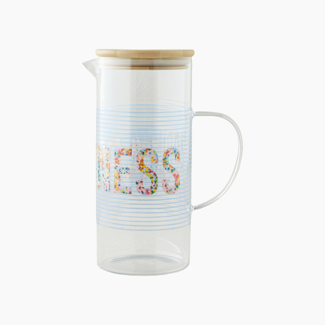 EH Happiness Glass Jug 1500 Ml Colored