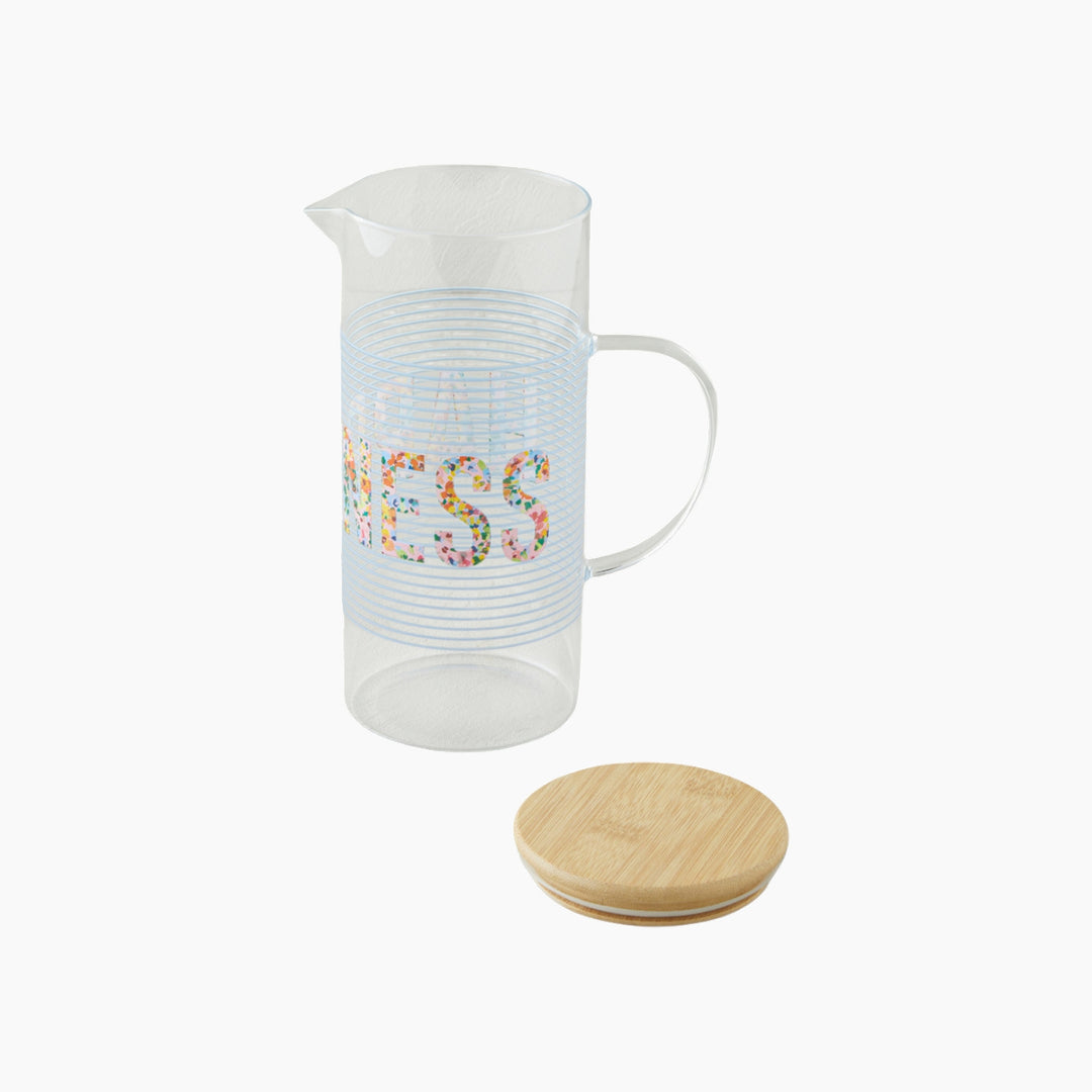 EH Happiness Glass Jug 1500 Ml Colored