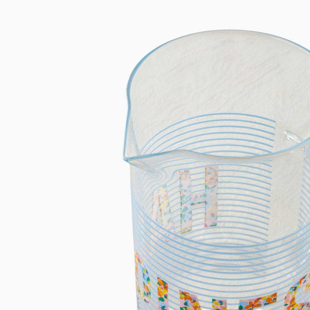 EH Happiness Glass Jug 1500 Ml Colored