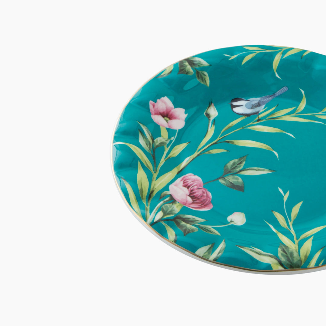EH Vanilla New Bone China Cake Plate