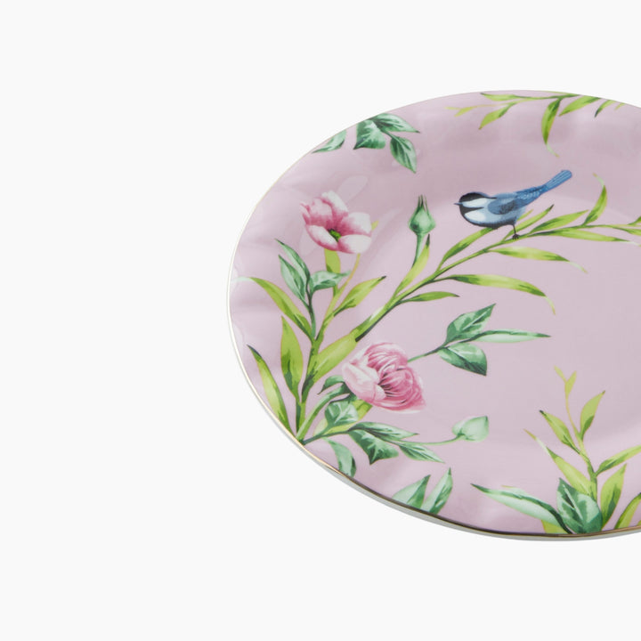 EH Vanilla New Bone China Cake Plate