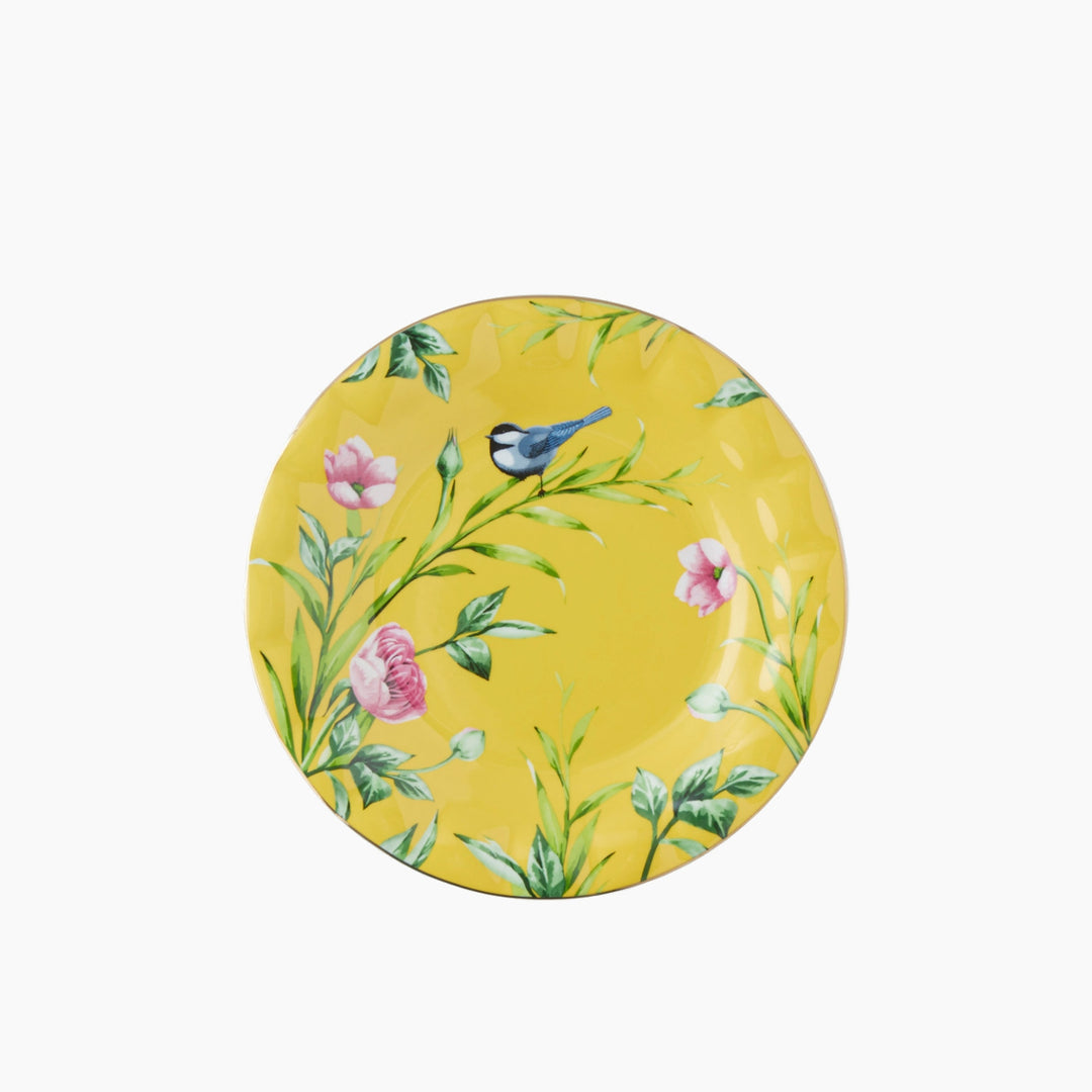 EH Vanilla New Bone China Cake Plate