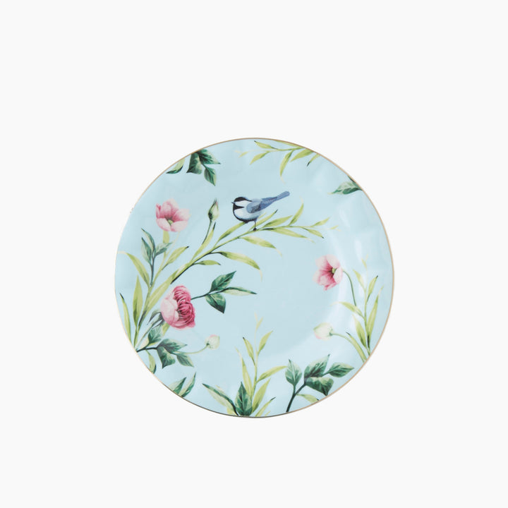 EH Vanilla New Bone China Cake Plate