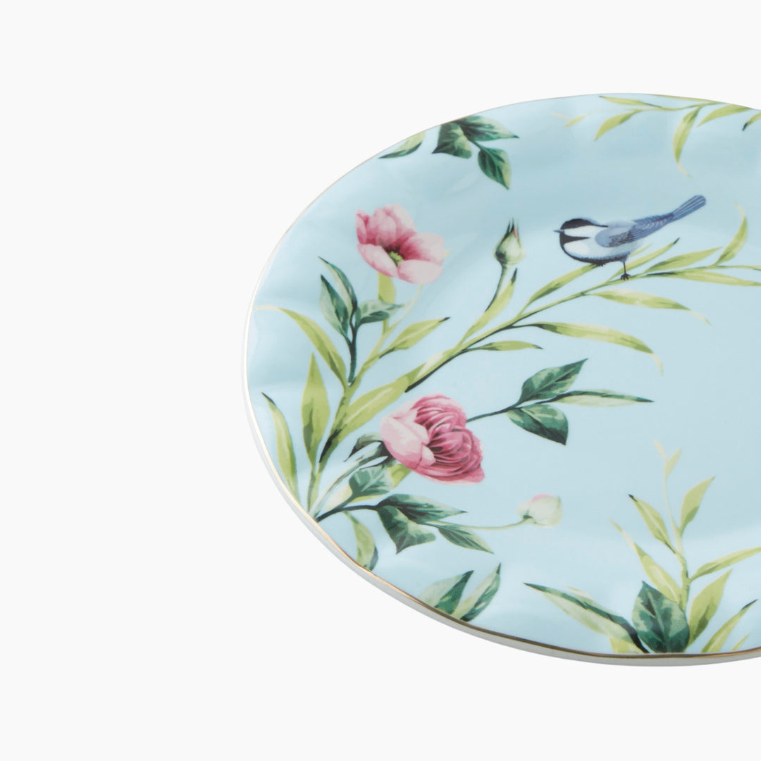 EH Vanilla New Bone China Cake Plate