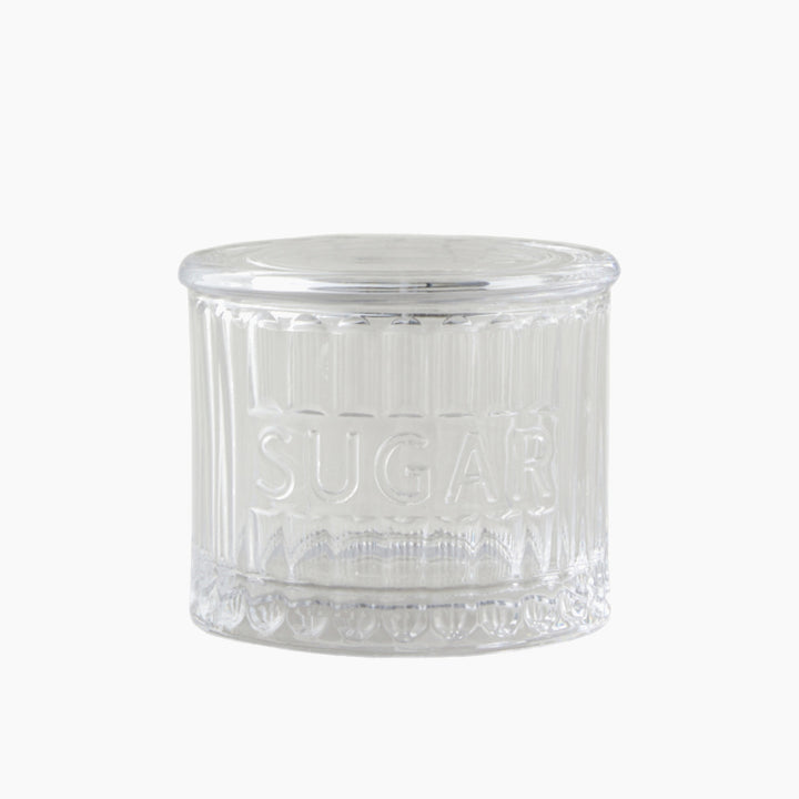 EH Serene Calm Glass Sugar Bowl 9X9,5X7,5 Cm Transparent
