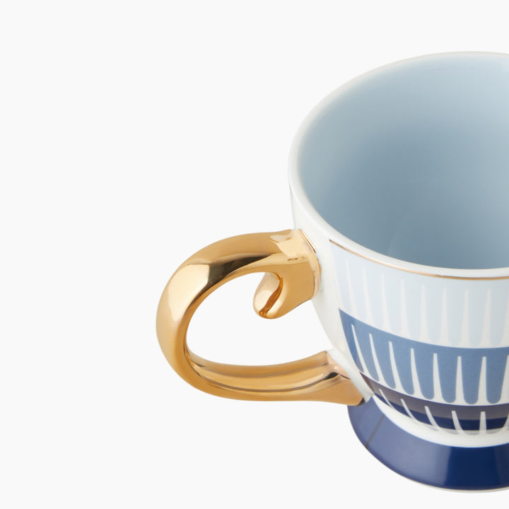 EH Marivella New Bone China Mug 460 Ml Blue