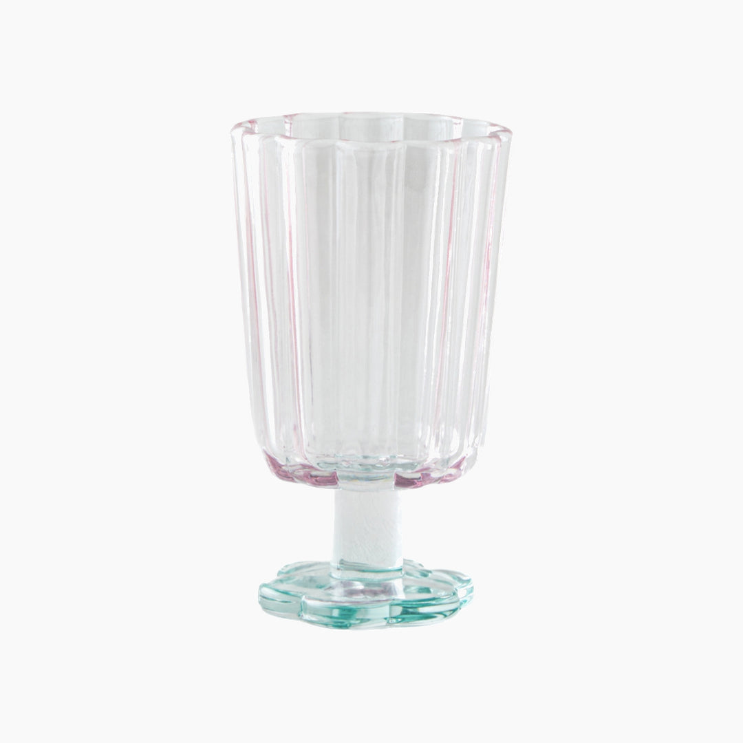 EH Springtime Glass 3 Pcs Glass 280 Ml Pink - Green