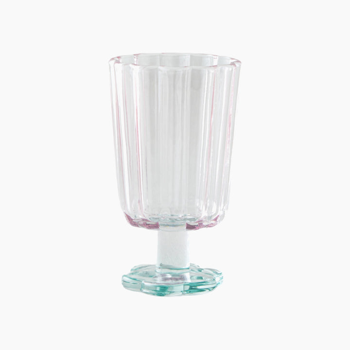 EH Springtime Glass 3 Pcs Glass 280 Ml Pink - Green