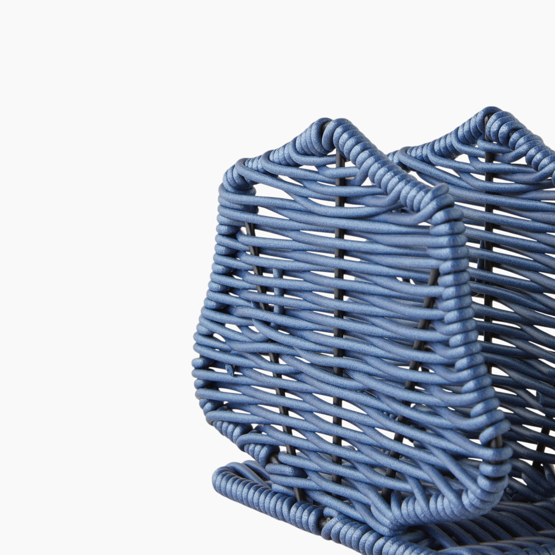 EH Coastlinear Plastic Napkin Holder 15X6X11 Cm Blue