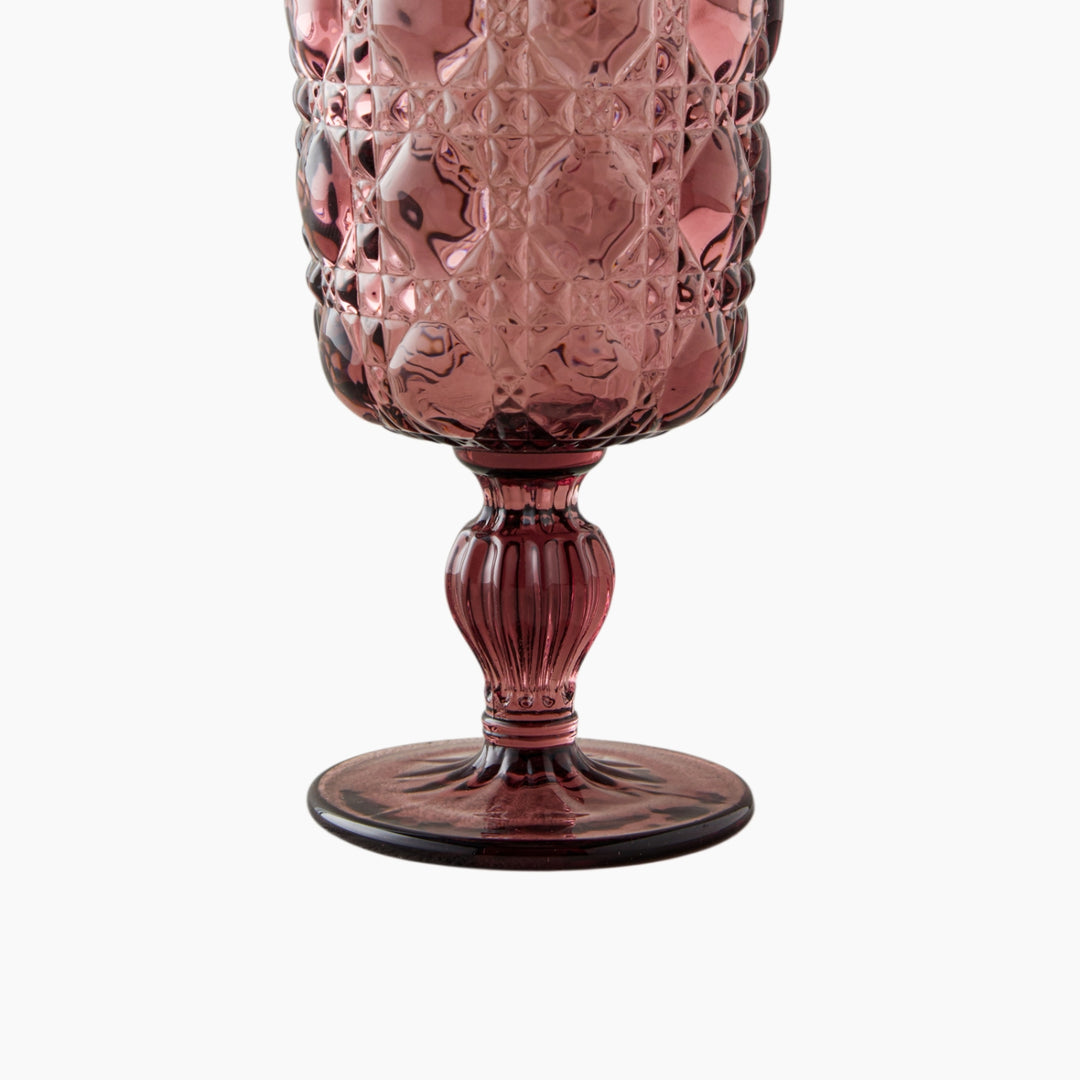 EH Crysta Glass 2 Pcs Chalice 250 Ml Pınk