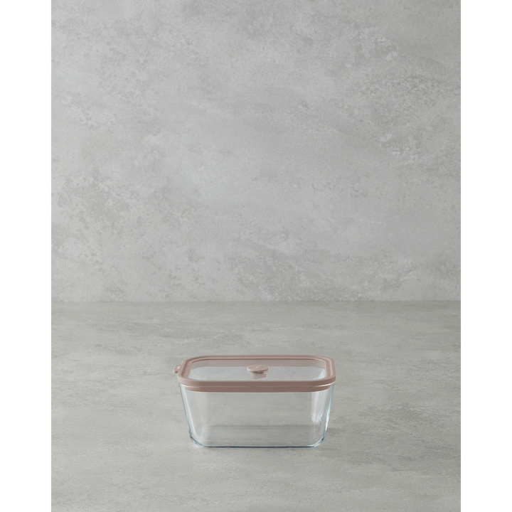 EH Simone Borosilicate Storage Container Light Pink