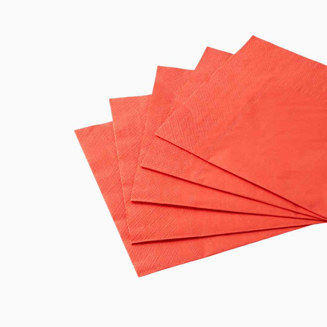 EH Deeper Paper 20 Pcs Napkin 33X33 Cm Red