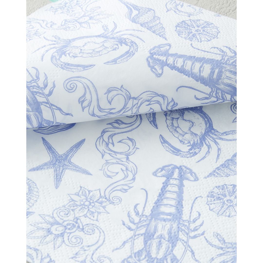 EH Coastal Charm Paper 20 Pcs Napkin 33X33 Cm Blue