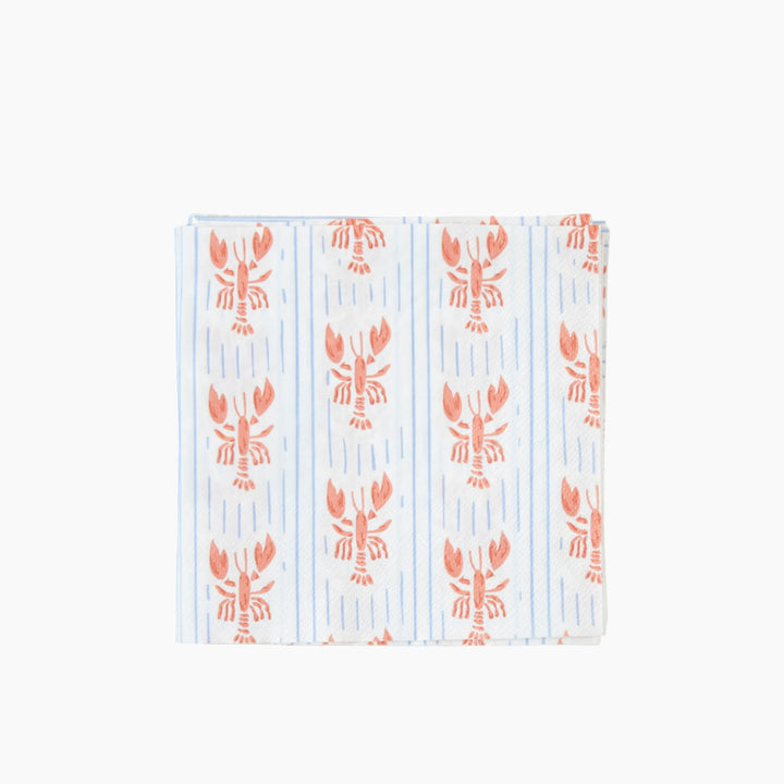 EH Clawdia Paper 20 Pcs Napkin 33X33 Cm Blue - Orange