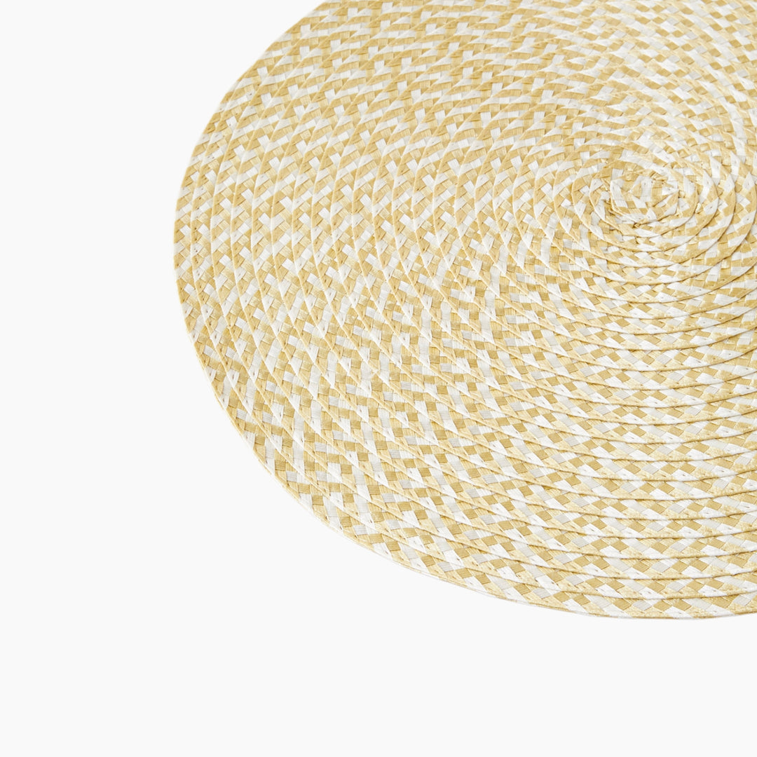 EH Gridle Pp-Polyester 2 Pcs Table Mat 38 Cm Natural
