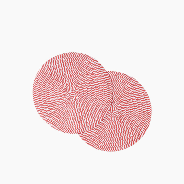 EH Loopera Paper 2 Pcs Table Mat 38 Cm Red