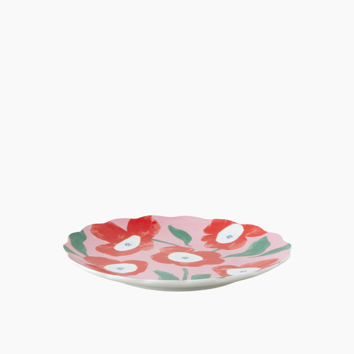 EH Bright Parade New Bone China Cake Plate 19 Cm Colored