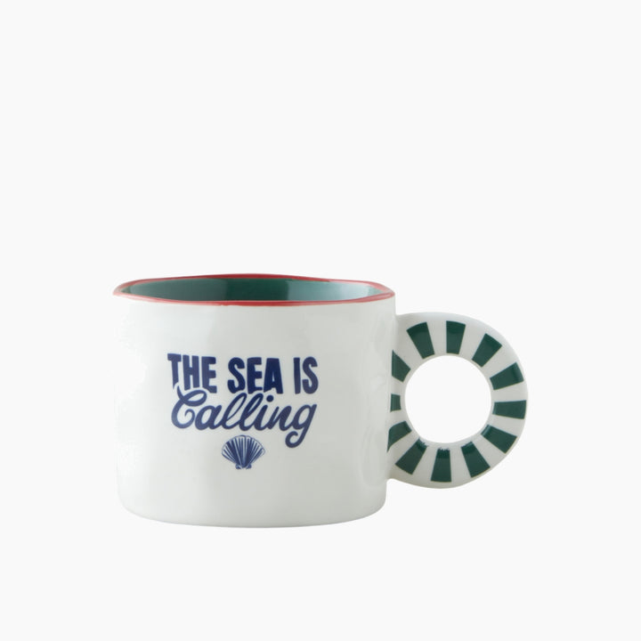 EH Mariner Parade New Bone China Mug 260 Ml Blue - Red - Green
