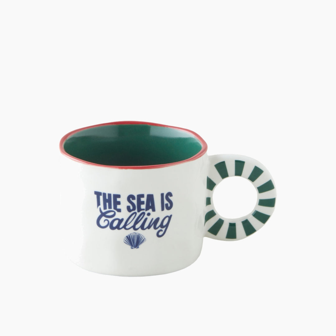EH Mariner Parade New Bone China Mug 260 Ml Blue - Red - Green