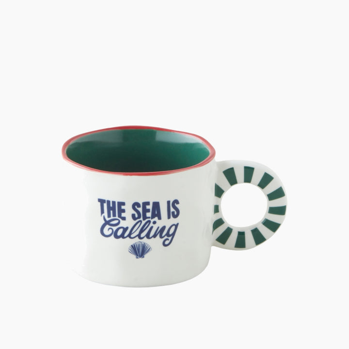 EH Mariner Parade New Bone China Mug 260 Ml Blue - Red - Green