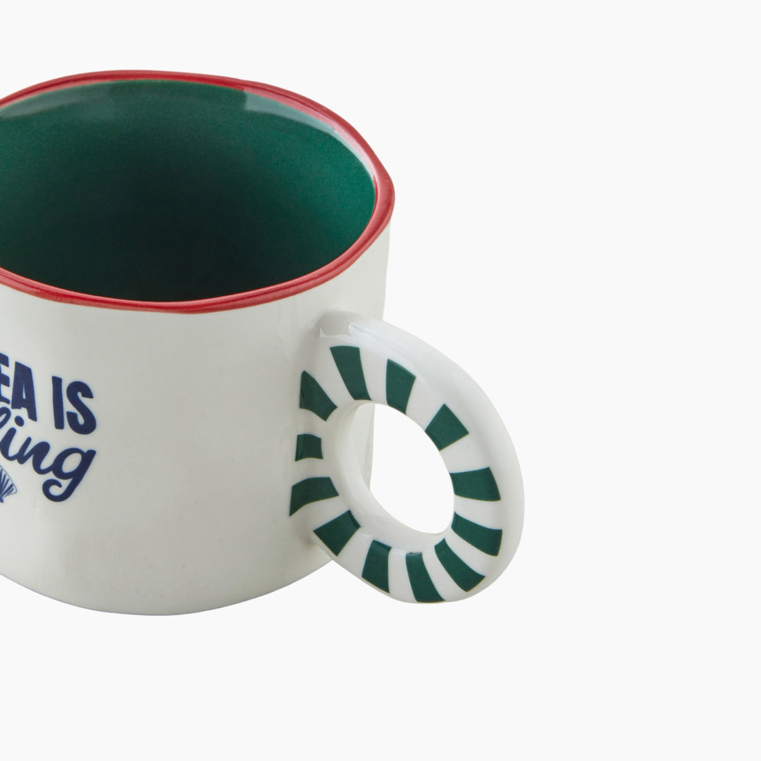 EH Mariner Parade New Bone China Mug 260 Ml Blue - Red - Green