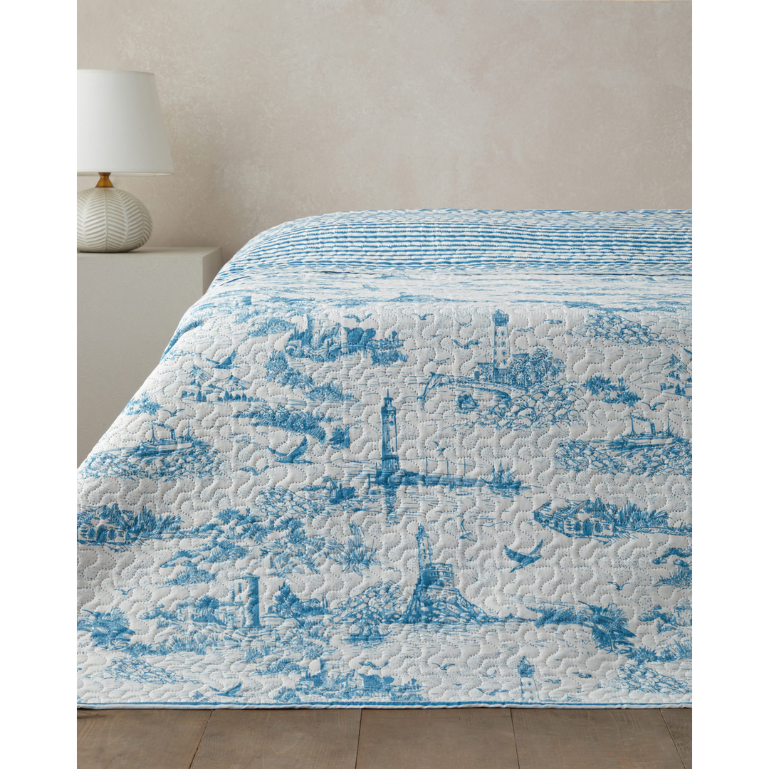 Seaside Serenity Multi-Purpose Cover Blue