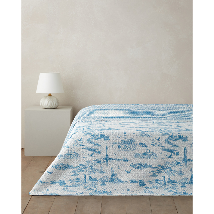 Seaside Serenity Multi-Purpose Cover Blue
